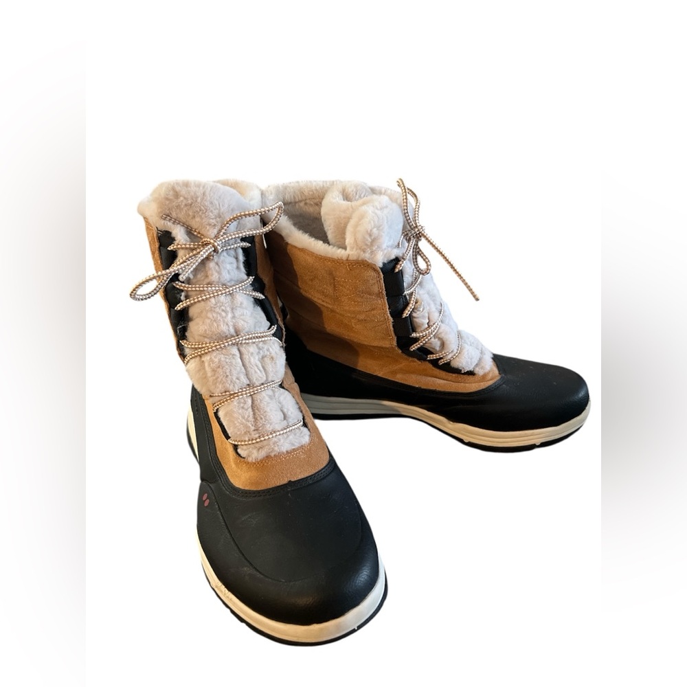 Ryka Womens All Access Leather Lace Up Warm Winter & Snow Boots Shoes - Picture 3 of 4